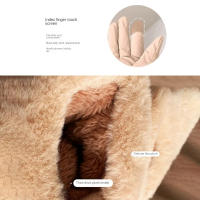Guantes Táctiles De Invierno Impermeables Y Resistentes Al Frío Para Ciclismo Y Esquí Con Linterna Termofleece Unisex - details 4