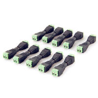 10Pcs Conector De Cable De Poder DC 5.5x2.1mm Macho + Hembra 12V Para Electrónica Y Componentes De Computadora - details 2