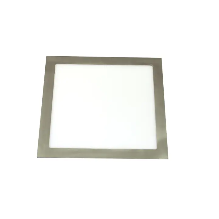 Jandei - Downlight LED 24W Marco Cuadrado Acero Empotrar Techo Luz Fría 6000k Natural 4200k 295 X 13mm (Hueco de Corte 275mm) - 1