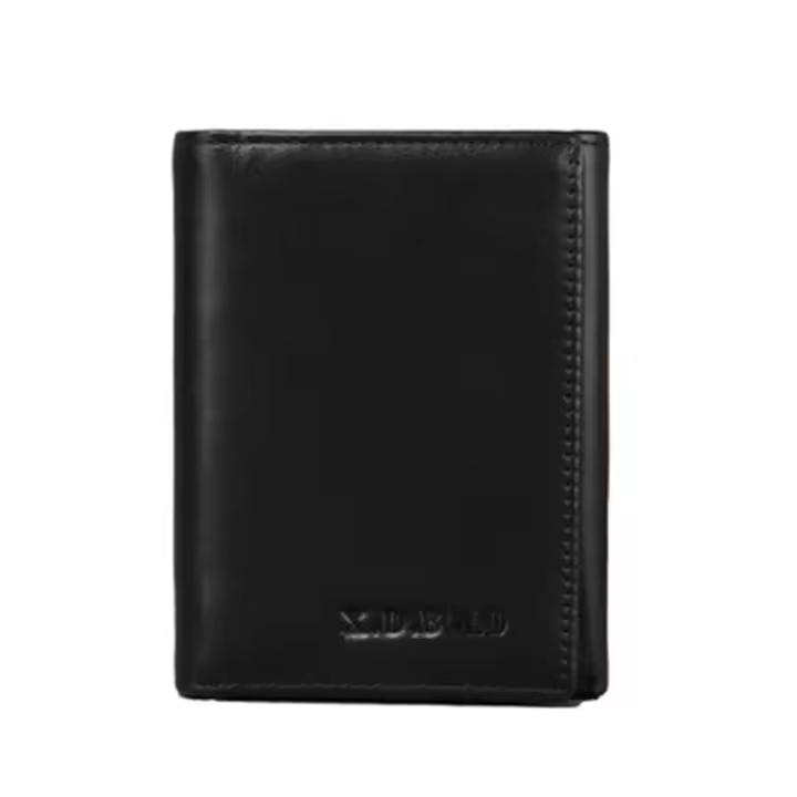 Cartera de Piel con Bloqueo RFID y Billetera, Tarjetero, pequeña de Piel Genuina, Vertical y Muy Practica para Hombre, Cualquier ocasión (DICACA NATURE). - 1