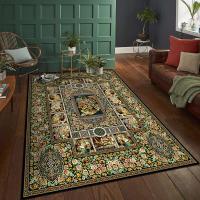 Carpetas De Lujo Y Resistencia a La Paja Para Sala De Estar Y Dormitorio Estilo Persa Americano Fácil De Limpia Y Cuidar Alfombra De Hotel Exótica Y Luminosa - details 9