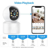 BIT Cámara de seguridad WiFi para interiores 2K, cámara WiFi con movimiento panorámico e inclinación de 360° de 2,4 GHz/5 GHz para seguridad del hogar - details 1