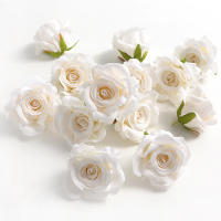5/10pcs Cabezas De Rosa Silken Artificial Para Scrapbooking Decoración De Casas Bodas Navidad Arco De Navidad Decoración De Pasteles - details 15