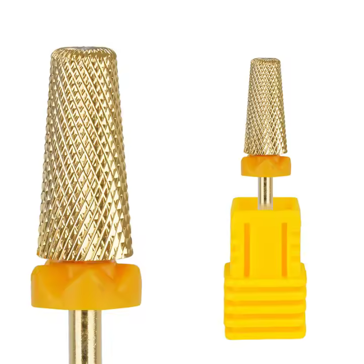Broca De Uñas De Taladro De 5 En 1 En Acero De Titanio Para Eliminar Esmalte De Uñas Gel UV Accesorio De Corte De Millo - 1