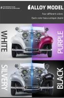 Mercedes-Benz 500K Clásico De 1:24 En Metal Con Sonido Y Luz Juguete De Coche Para Niños Regalo De Cumpleaños Coleccionable - details 2