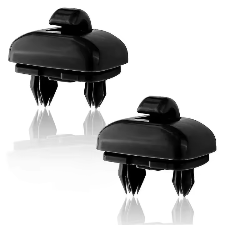 1 par de Coche Negro Sol visor tapa Gancho soporte interior 8u085756pa 8e0857561 para A3 A4L A5 A6L Q5 Q3 - 1