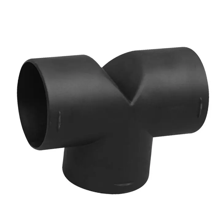 Tubo de Ventilación de Aire 75mm Estilo T y Inclinación Curva - 1
