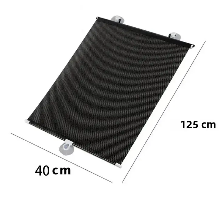 Cortina De Sol Para Parabrisas Del Coche Telescopio Lateral Y Frontal Con Rodillos Protección Solar Para Ventanas Del Auto - 1