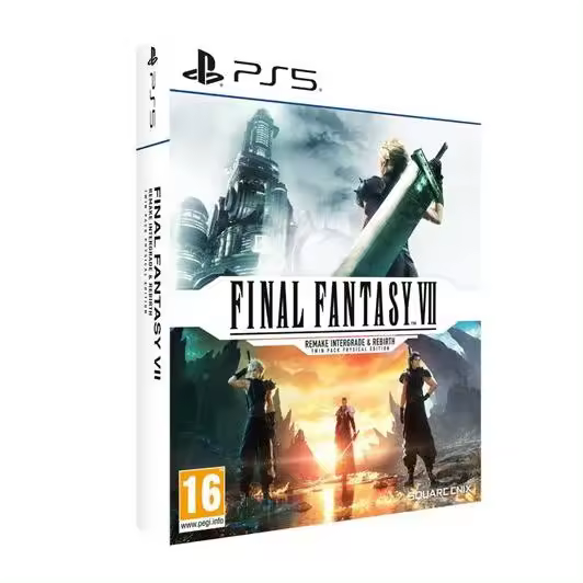 FINAL FANTASY VII REMAKE INTERGRADE REBIRTH TWIN PACK PHYSICAL EDITION PS5 PAL ESPAÑA NUEVO FISICO ESPAÑOL PRECINTADO - Meridiem Games - 1