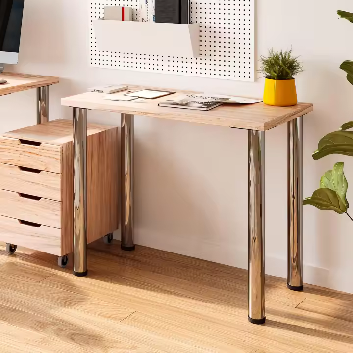 Tablero para mesa, 900x500mm, espesor 30mm, madera, efecto roble - 1