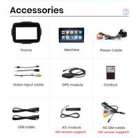 AWESAFE inalámbrico CarPlay Android Auto Radio para Jeep Renegade 2016 2017 2018 2019 2020 coche reproductor multimedia GPS 2 din autoradio volante controles RDS Bluetooth - details 21