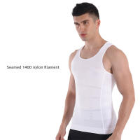 Chaleco Modelador De Cuerpo Para Hombres Chaleco De Compresión Para Gimnasio Control Abdominal Sin Mangas Ajuste Slim Para Ejercicio - details 10