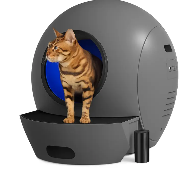 ELS PET Arenero Autolimpiable Para Gatos, Arenero Gatos Cubierto Con Gran Capacidad y con Control de App 60L - 1