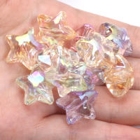 10pcs 19mm Pendones De Estrella Cinco Puntos Transparentes AB Acrílicos Para Hacer Joyas Pulseras Collares Accesorios - details 5