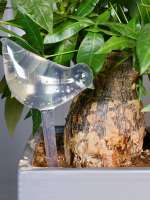 Sistema De Riego Por Drip Automático En Forma De Pájaro Plástico Transparente Para Interior Jardín Maceta Autorelleno Alimentador Dispositivo De Agua - details 2