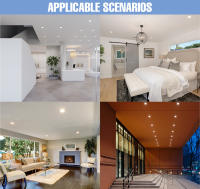 Lámpara De Techo LED 25W Redonda Revestida 220V Luz De Enfriamiento/Calefacción Para Sala De Estar Y Hogar Iluminación Interior - details 12