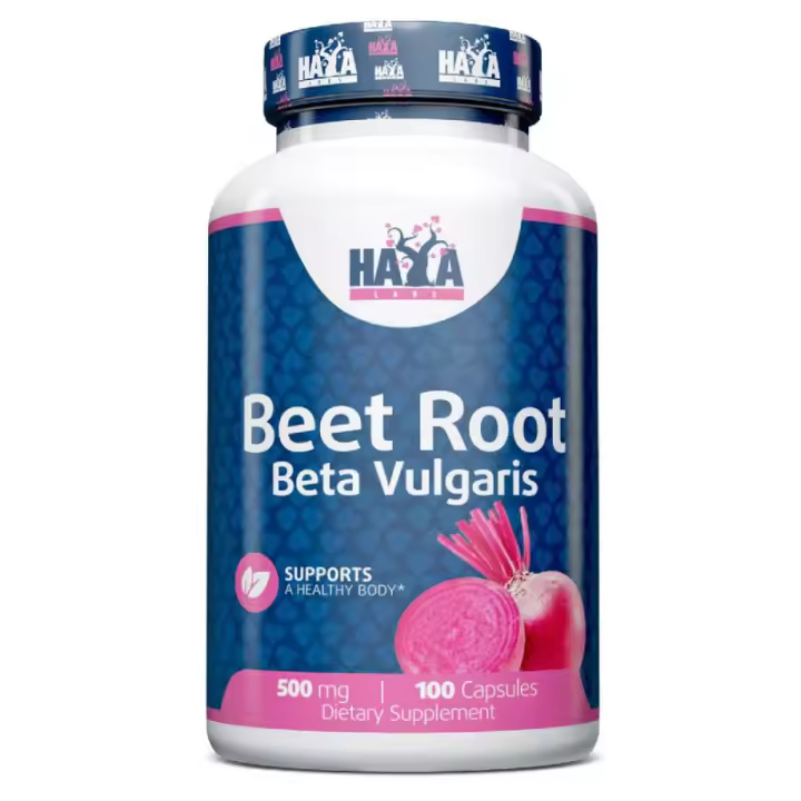 HAYA LABS Beet Root -Beta Vulgaris- 500 mg - 100 Caps - 1