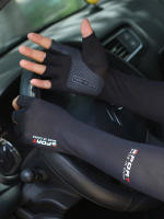 2pcs Mangas Deportivas Para Hombros Protección Solar Y Frío Con Cuff De 5 Dedos Para Ciclismo Running Pesca Escalada - details 7