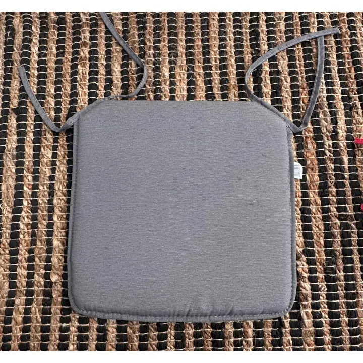 PACK DE 4 Cojines de Asiento de tejido- Cojines de Silla Acolchados  - Acolchado de Asiento Cuadrado para Comedor -cojines de asiento con relleno espuma- cojines de siilla colores lisos y estampado.gran variedad para elegir .40x40 x2 cm - 1