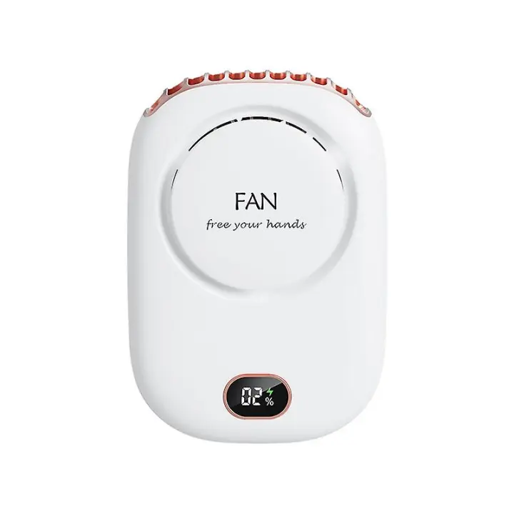 Ventilador de Cuello con Cordón ajustable (Blanco) - 1