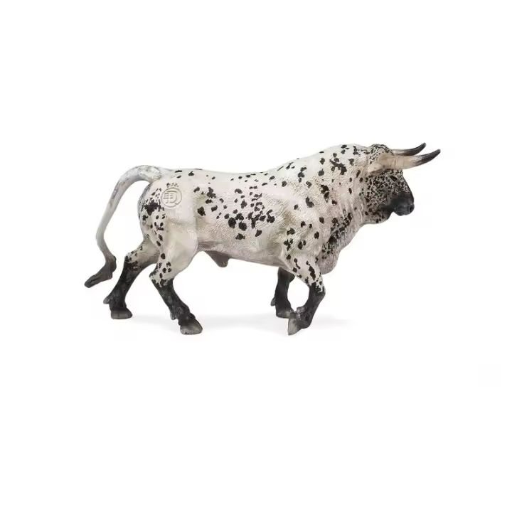 Figura toro bravo ensabanado trotando colección 90110003 DEQUBE - 1