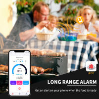 Termómetro De Carne Inalámbrico Bluetooth Para Barbacoa Asador Y Horno Herramienta De Cocina Para Carne Y Queso Medidor De Temperatura Accesorios Para Cocina - details 3