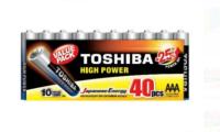 TOSHIBA Pilas Alkalina AA,AAA,LR3,LR6 HIGH POWER PACK 20,40U  1.5V Pilas de gran calidad duraderos marca de confianza Toshiba original - details 1
