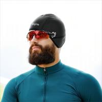 Gorra de ciclismo con calavera, ajustable en tamaño - Negro, tela cómoda y transpirable, buen ajuste para varios tamaños, excelente protección contra el frío, solución fácil para los anteojos - details 3