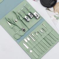 Juego De Tijeras Para Uñas Con Bolsa Plegable Herramientas De Manicura Y Pedicura Universal Para Cuidado Facial Verde Azul Morado Amarillo 4/8/12/16 Piezas - details 0