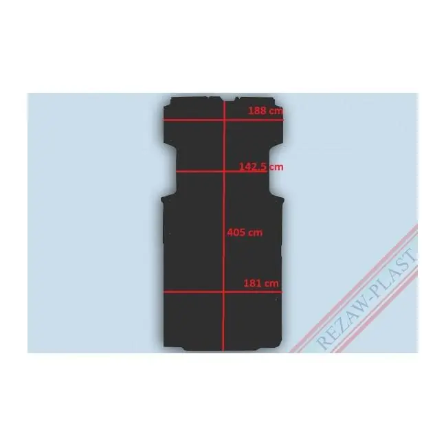 Rezaw Plast Protector suelo furgoneta Citroen JUMPER II L4  2006 - 2021, 2021 -  Fiat DUCATO III L4  2006 - 2021, 2021 -  Fiat e - DUCATO III L4  2021 -  Opel MOVANO C III L4  2022 -   Peugeot BOXER II, III L4  2006 - 2021, 2021 -  REF: 100351 - 1