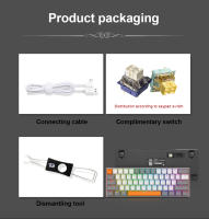 Teclado Mecánico De Juego REDRAGON L61 RGB Con Bluetooth 5.0 Y 2.4G Teclas Más Grandes 1.2X Para Usuarios De Mano Grande Compatible Con Computadora Tablet Y Laptop - details 13