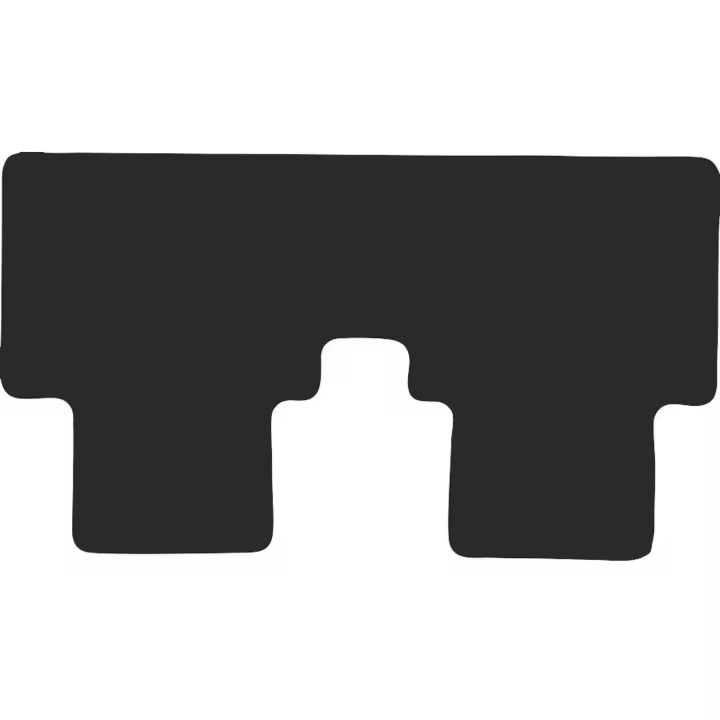 Alfombrillas traseras para Mercedes Vaneo W414 monovolumen 2001-2005 - 1