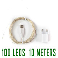 Luces De Navidad LED Impermeables 10-200m Para Jardín Fiesta Decoración Arbolado Matrimonio DIY Con Enchufe Incluido - details 1