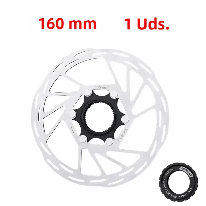 Rueda Fija De Disco Para Bicicleta IIIPRO Con Bloque Central Tamaño 140mm/160mm/180mm/203mm Para Bicicletas De Carretera Y Montaña Material De Acero - 1
