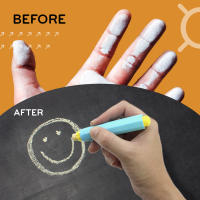 Pixcolor -  Portatizas de varios colores disponibles, ajustable de Ø 9 mm | Soporte para tizas mecánico para escribir en pizarras  | Disponible en azul, rojo y amarillo - details 1