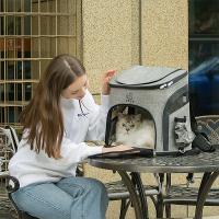 LDLC Qi Sheng Bolsa para mascotas Amazon Explosión Mochila para mascotas Oxford Paño Portátil Gato Y Perro Bolso Bolsa para mascotas - details 2