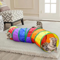 Túnel Para Gatos Plegable Juguete Interactivo Divertido Para Entrenamiento De Perros Y Gatos Juguetes Para Mascotas Accesorios Para Gatos - details 1