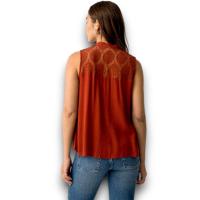 Blusa Lynx Caldera Tiffosi - Vibrante y Tejido Arrugado - details 1
