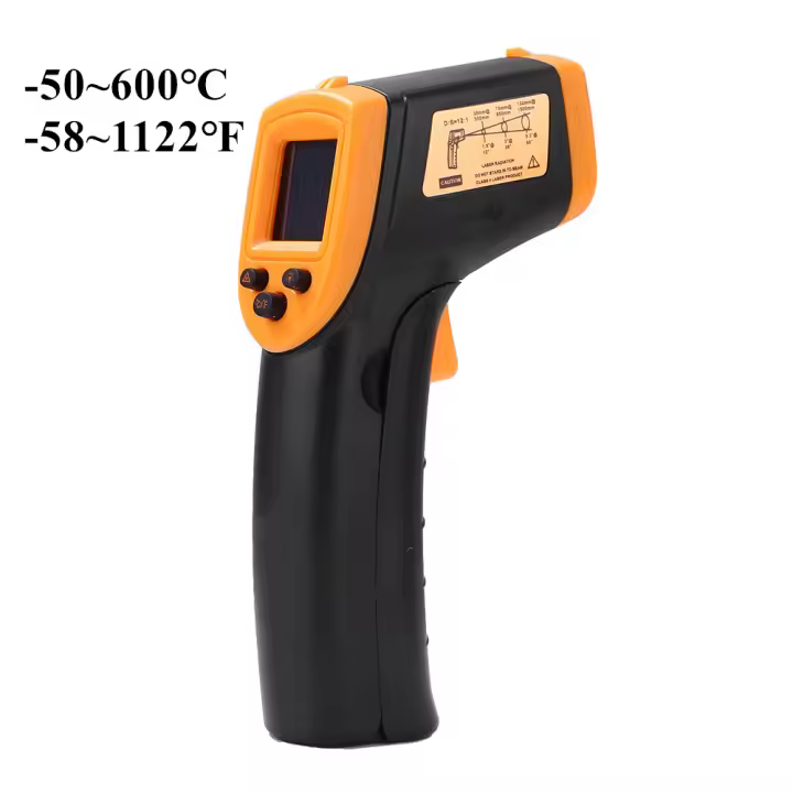 Termómetro Infrarrojo Digital GM320/GM320S /HW600/HW550 Sin Contacto -50~600℃ / -58~1122℉ Con Pantalla LCD Para Uso Doméstico - 1