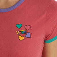 Vans-Camiseta de Manga Corta Gr Hearts V VN0A4ULHZKD1 para Niña
