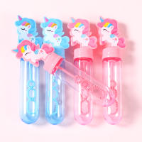 Botella De Jabón Con Tubo De Burbujas De Unicornio Azul Y Rosa Decoración Para Fiesta De Cumpleaños De Niños Regalos Para Invitados De Baile De Quinceañera Y Showers De Bebés - details 1