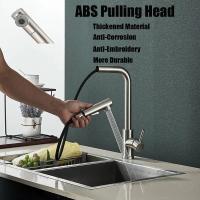 Grifo de Cocina Extensible Baja Presión 360° Acero Inoxidable Cepillado - details 3