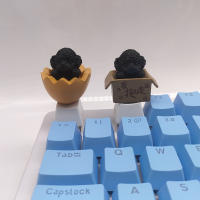 Teclados Mecánicos Personalizados Con Diseño De Perro De Anime Dibujos Animados Llaveros De Muñeca DIY Para Gamers - details 5