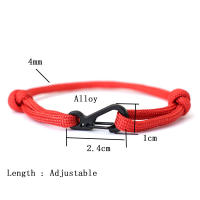 Pulsera Ajustable De Cordón Paracord Para Hombres Y Mujeres Adorno De Supervivencia Al Aire Libre Joyería De Amigo Ideal Para Aventuras Al Aire Libre - details 4