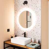 Ledkia Espejo Baño con Luz LED y Antivaho Ø60 cm Minna - details 2