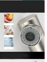 Grifo negro extraíble para fregadero de cocina, mezclador de agua fría y caliente de acero inoxidable, boquilla de pulverización, 2 modos, Flexible - details 11