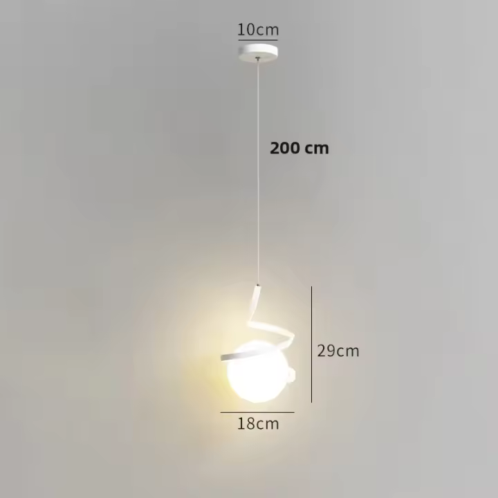 Lámpara Colgante Nórdica LED Para Iluminación Interior De Sala De Estar Dormitorio Cocina Comedor Decoración Del Hogar Luz Colgante - 1