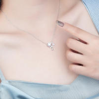 Collar De Estrella Doble Con Diamantes Huecos Para Mujer Diseño De Cadena Para El Collar Bone Regalo De Fiesta De San Valentín Joyería De Moda - details 8