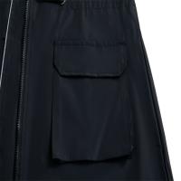 Abrigo De Trench Para Mujer Con Capucha Y Mangas Largas De Color Sólido Estilo Británico Elegante Con Rayas Y Chaqueta Recta Impermeable Para Todas Las Estaciones - details 35