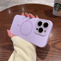 Funda De Silicona Líquida Magnética Para iPhone 13 12 14 15 pro Max Con Carga Inalámbrica Magsafe Y Protección De Cámara Lujo - details 9